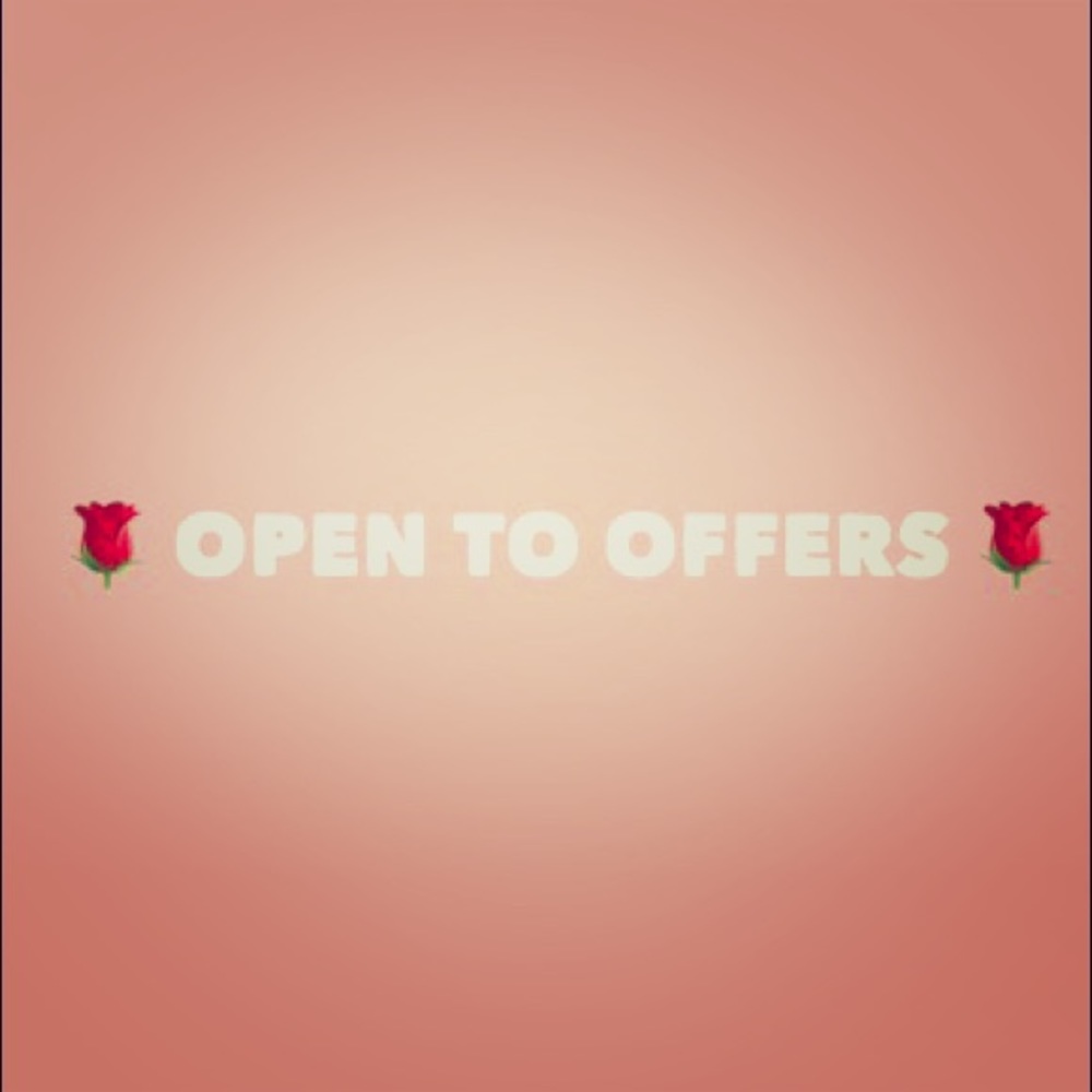 I am always open to reasonable offers! ❤️